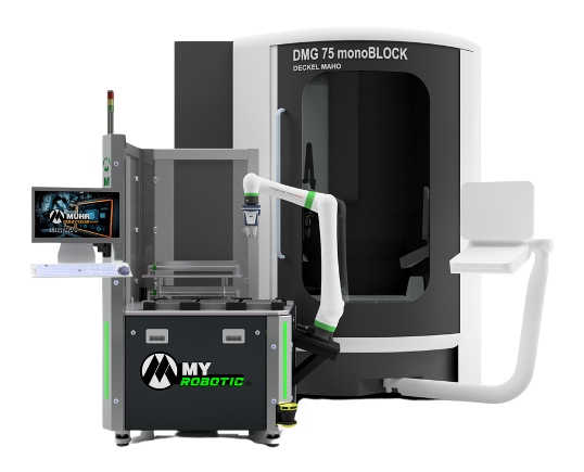 Roboter Maschinenbestückung für CNC und Spritzguss