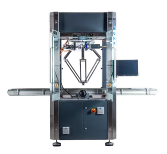 Verpackungsroboter für automatisierte Sortierung und Verpackung in der Produktion