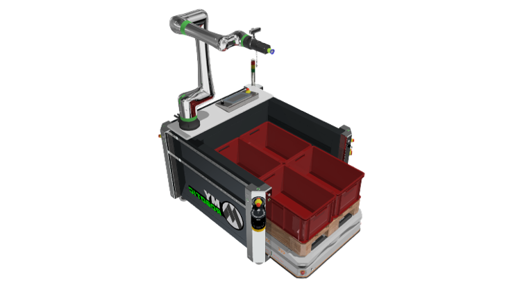 Pick and Place Roboter für automatisierte Teilehandhabung